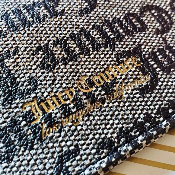 NEW Juicy Couture "Peek a Bow" Gothic Status Wristlet - Picture 3 of 6